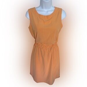Athleta Sundress - 2 orange , polyester spandex